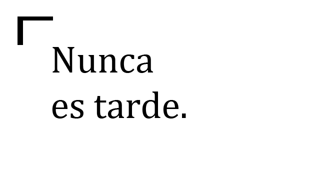 texto : todos tenemos un lugar